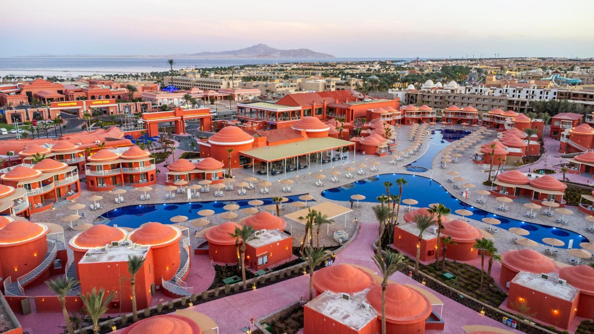 Pickalbatros Laguna Club Resort Sharm El Sheikh Dış mekan fotoğraf Aerial view of the resort