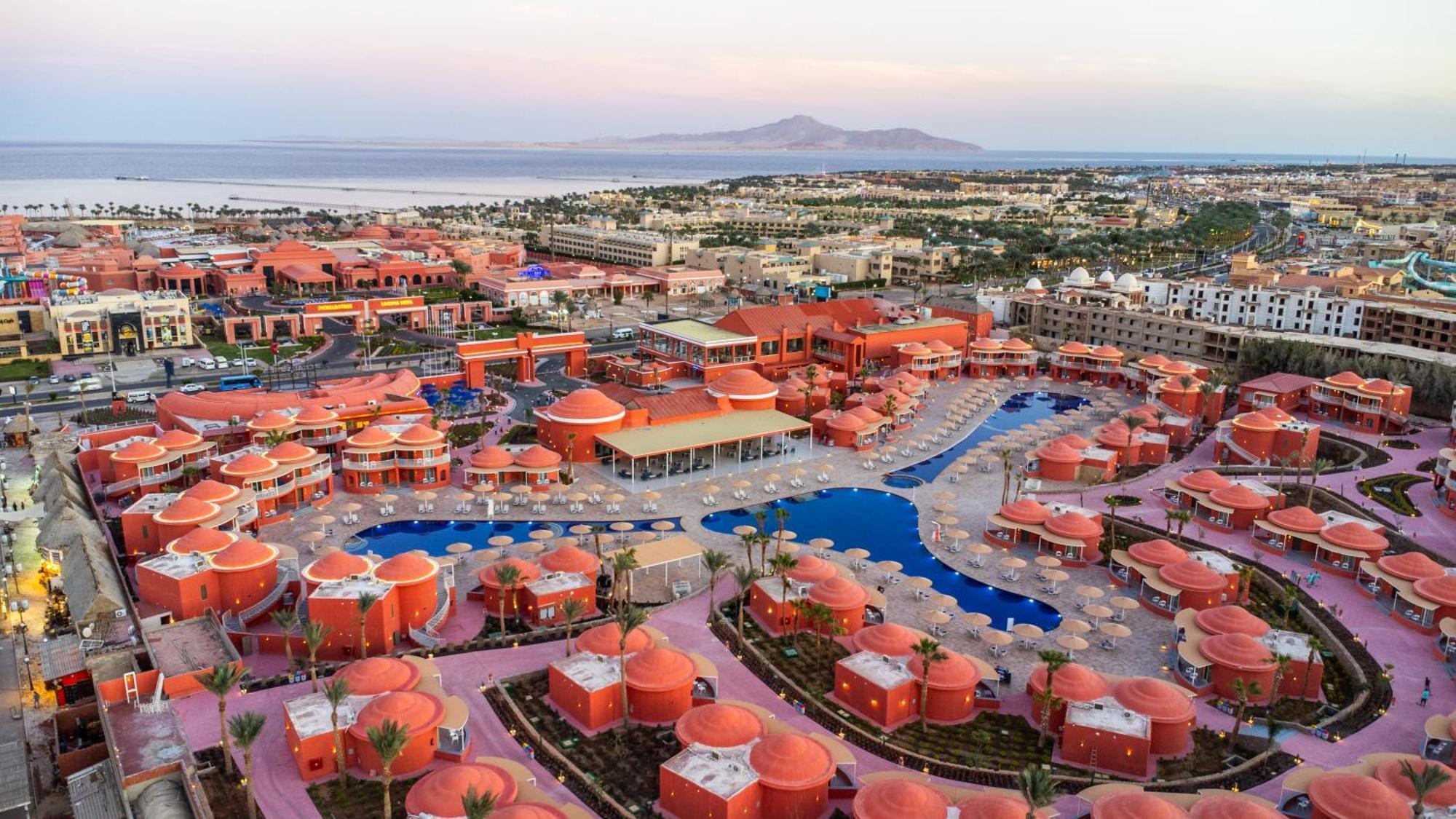 Pickalbatros Laguna Club Resort Sharm El Sheikh Dış mekan fotoğraf Aerial view of the resort