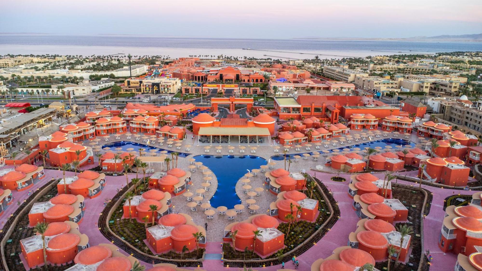 Pickalbatros Laguna Club Resort Sharm El Sheikh Dış mekan fotoğraf Aerial view of the resort