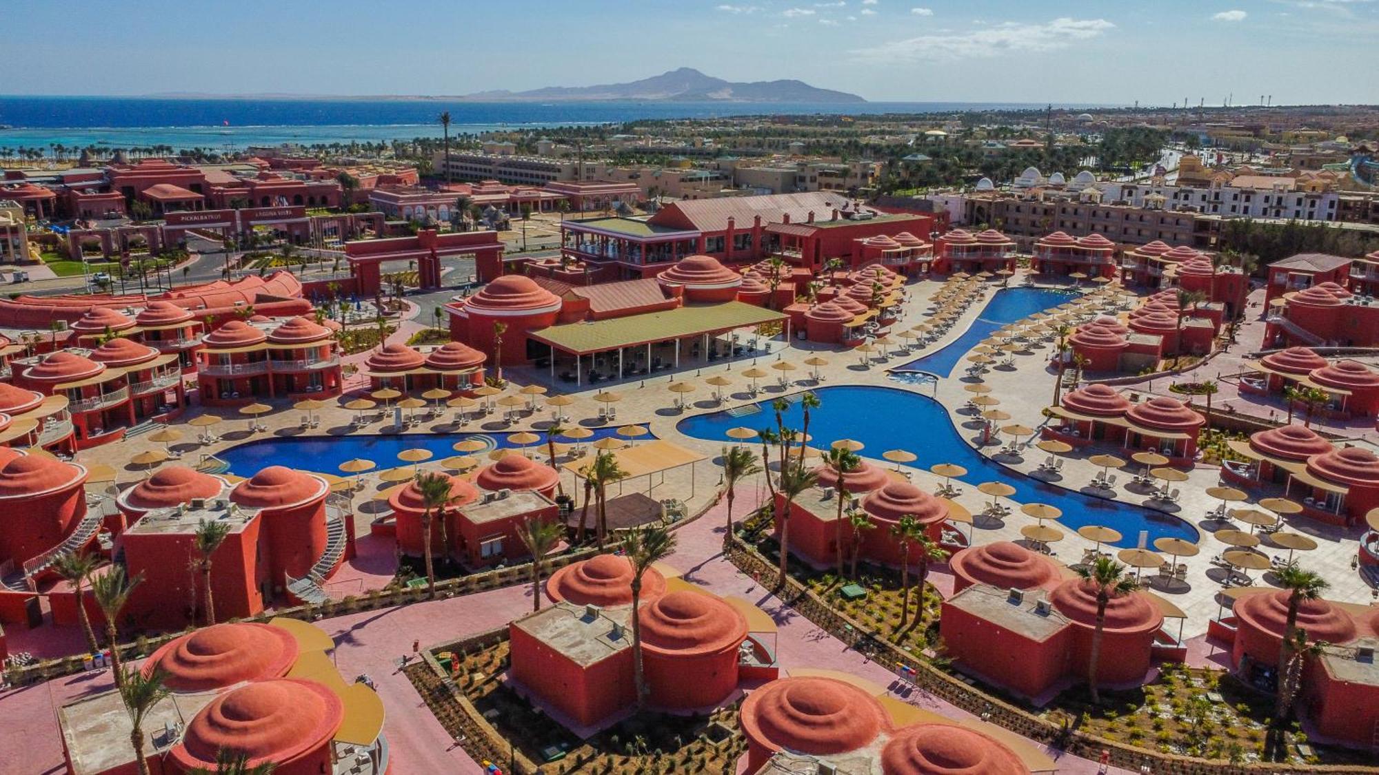 Pickalbatros Laguna Club Resort Sharm El Sheikh Dış mekan fotoğraf Aerial view of the resort